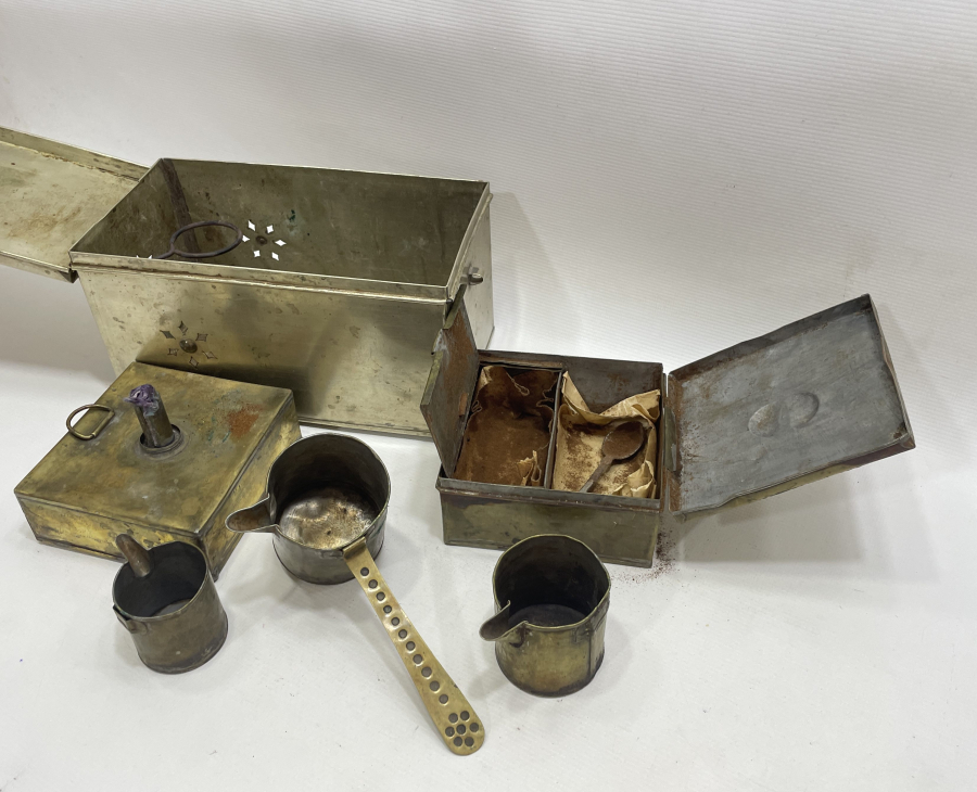 OSMANLI DÖNEMİ ÇOK NADİR SEYYAR KAHVECİ TAKIMI