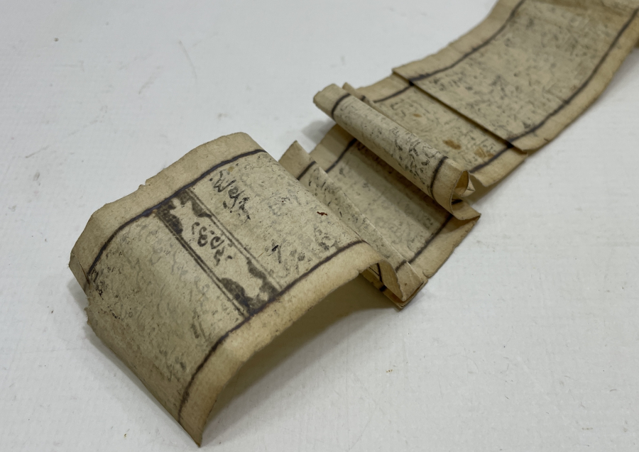 OSMANLI DÖNEMİ EL YAZMA HAMAYIL İÇİ DUASI