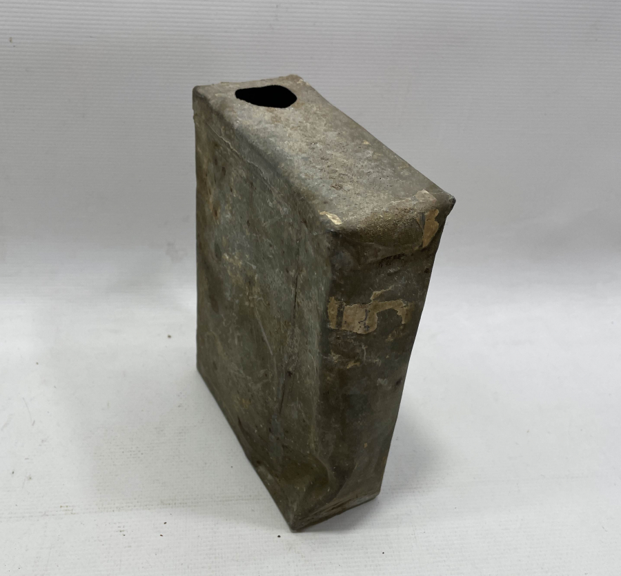 OSMANLI DÖNEMİ ETİKETİ ÜZERİNDE ÇOK NADİR BARUT KUTUSU