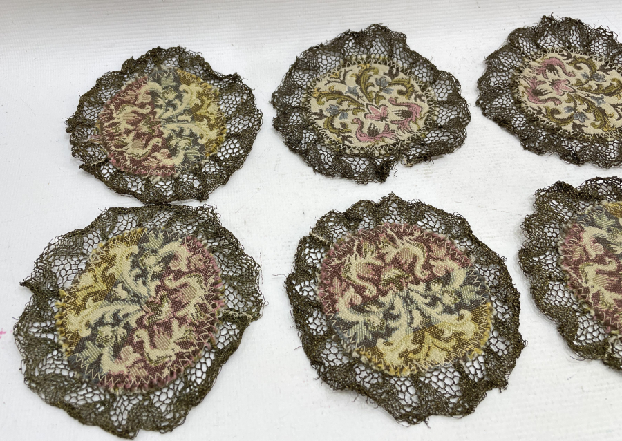 OSMANLI DÖNEMİ GÜMÜŞ SIRMA İŞÇİLİKLİ ŞERBETLİK ALTLIĞI TAKIMI