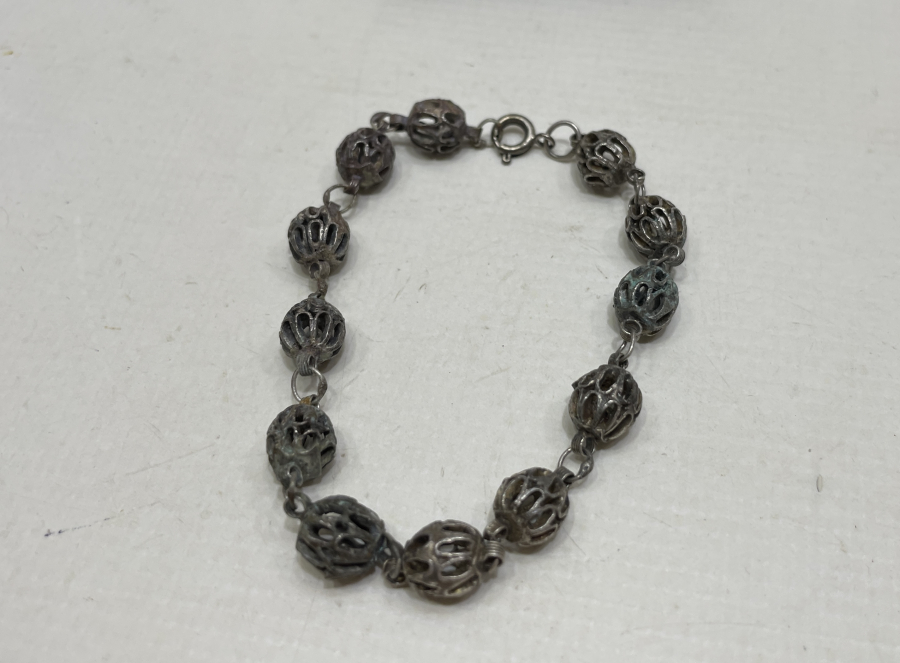 OSMANLI DÖNEMİ GÜMÜŞ TOPLU BİLEKLİK