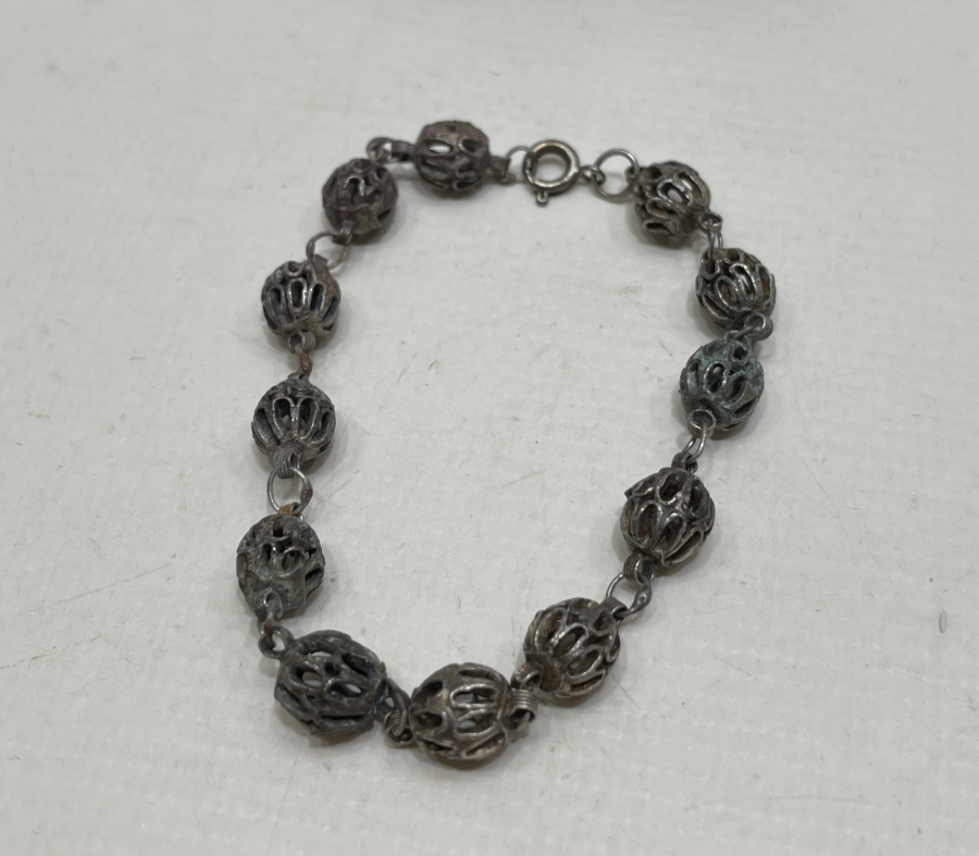 OSMANLI DÖNEMİ GÜMÜŞ TOPLU BİLEKLİK