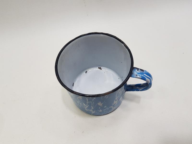 OSMANLI DÖNEMİ KA-LE MARKA EMAYE SU BARDAĞI