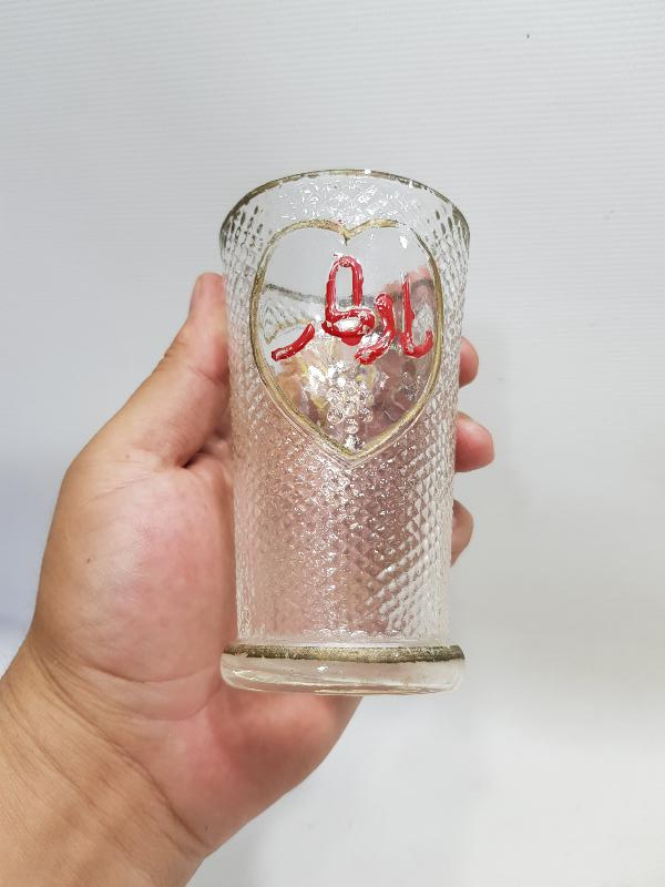 OSMANLI DÖNEMİ MEŞRUTİYET ARMALI VE OSMANLICA YAZILI NADİR BARDAK