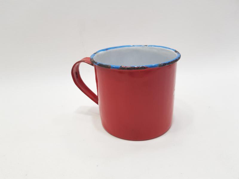 OSMANLI DÖNEMİ MİNELİ EMAYE BARDAK