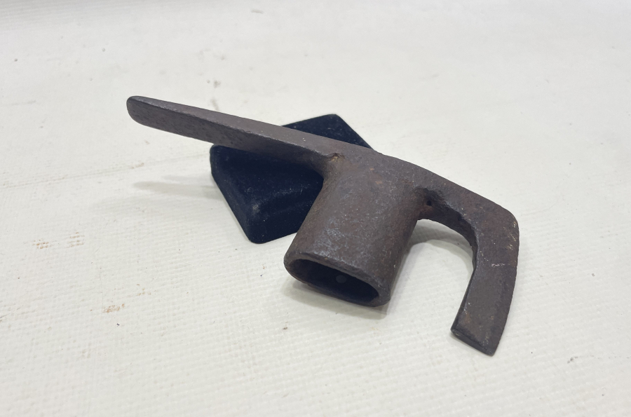 OSMANLI DÖNEMİ NADİR FORMDA DERVİŞ TEBERİ