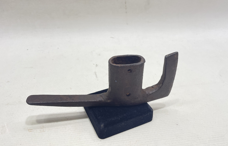 OSMANLI DÖNEMİ NADİR FORMDA DERVİŞ TEBERİ