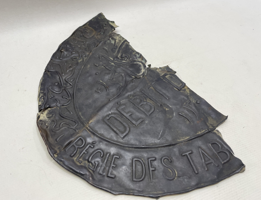 OSMANLI DÖNEMİ NADİR SİGORTA TABELASI PARÇASI