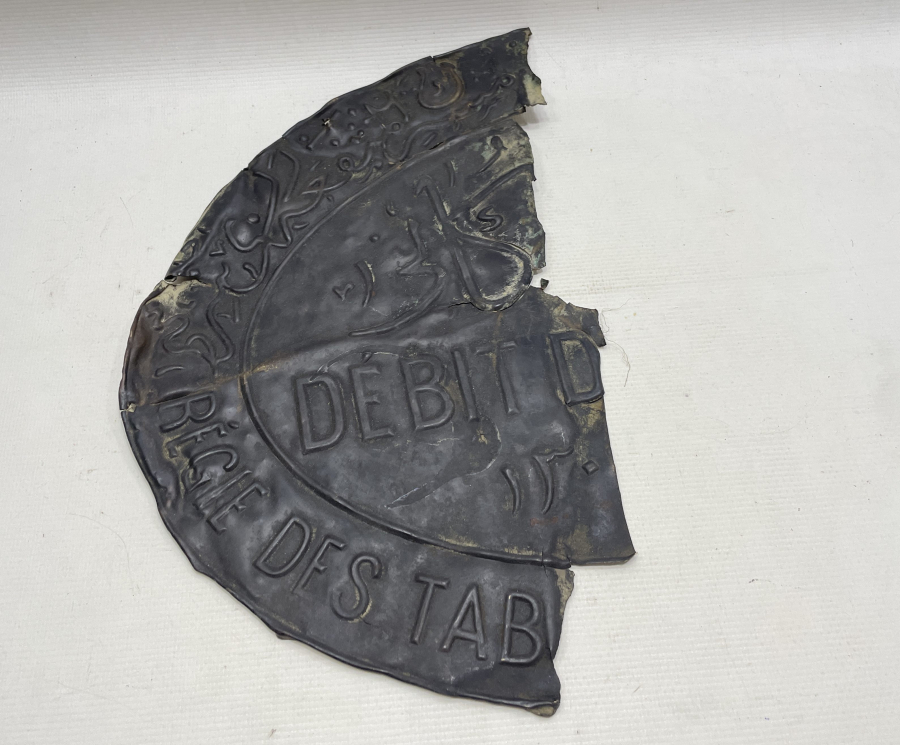 OSMANLI DÖNEMİ NADİR SİGORTA TABELASI PARÇASI