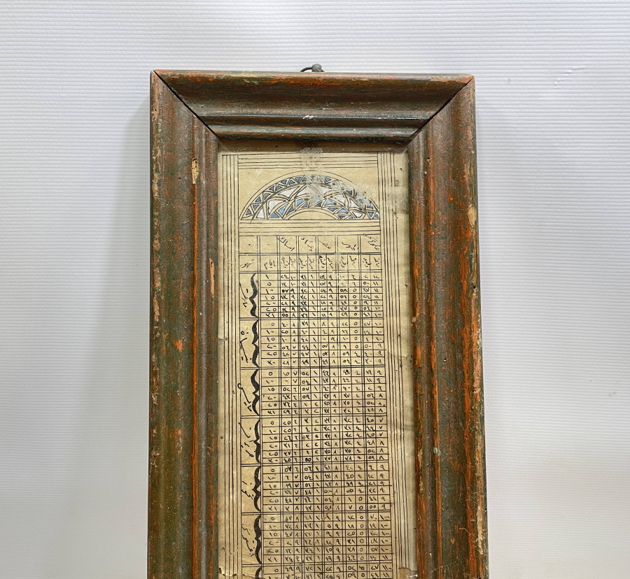 OSMANLI DÖNEMİ TEZHİPLİ EL YAZMA RUZNAME- İMSAKİYE