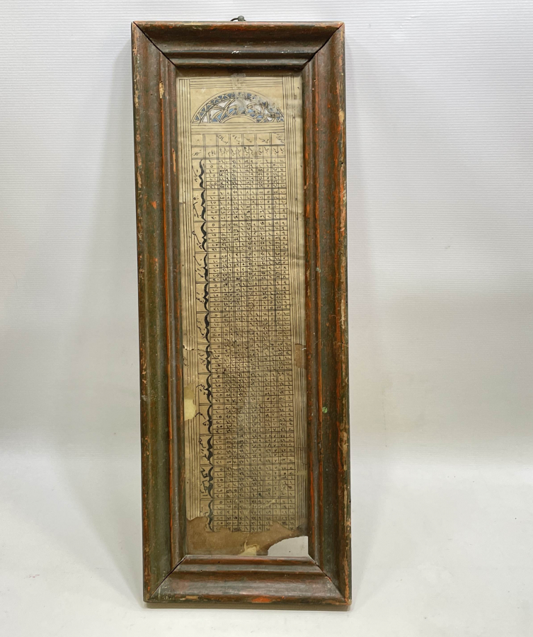 OSMANLI DÖNEMİ TEZHİPLİ EL YAZMA RUZNAME- İMSAKİYE