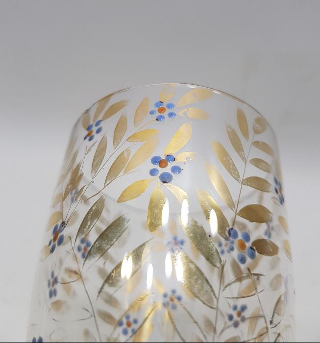 OSMANLI DÖNEMİ ÜZERİ ALTIN SIVAMA İŞÇİLİKLİ KRİSTAL KADEH