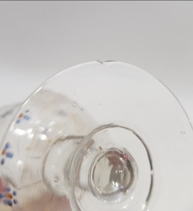 OSMANLI DÖNEMİ ÜZERİ ALTIN SIVAMA İŞÇİLİKLİ KRİSTAL KADEH