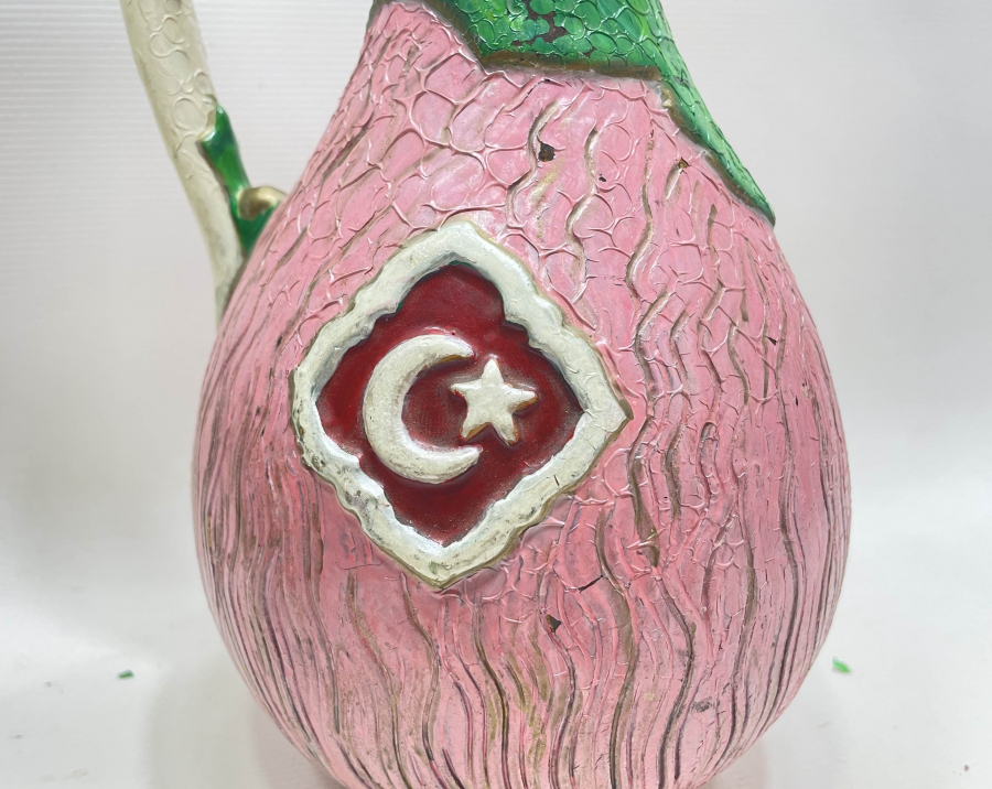 ÜZERİ OSMANLICA YAZILI VE AY YILDIZLI ÇOK NADİR ÇANAKKALE İŞİ TESTİ