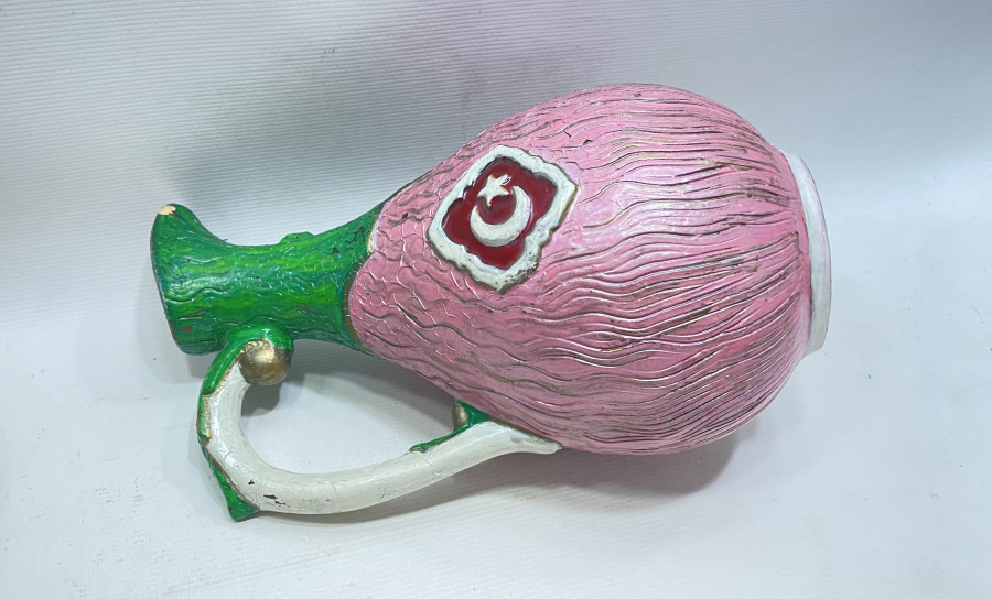 ÜZERİ OSMANLICA YAZILI VE AY YILDIZLI ÇOK NADİR ÇANAKKALE İŞİ TESTİ