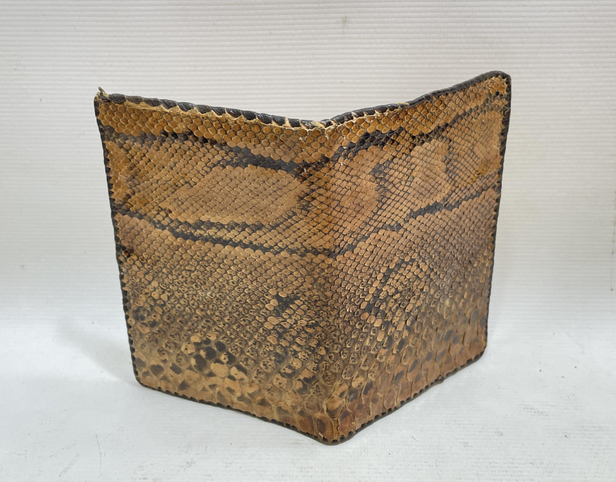 YILAN DERİSİ ANTİKA CÜZDAN