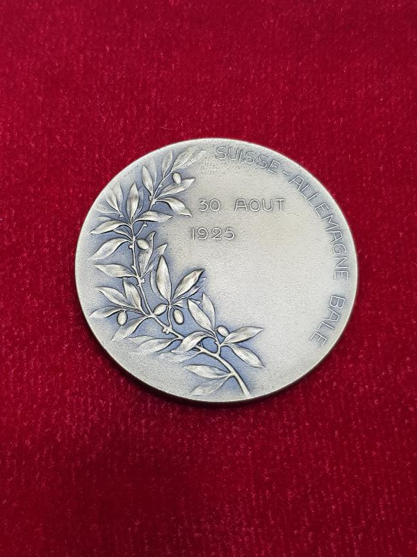 1925 TARİHLİ İSVİÇRE - ALMANYA KOŞU MADALYASI