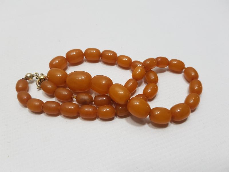 ANTİKA KEHRİBAR GERDANLIK