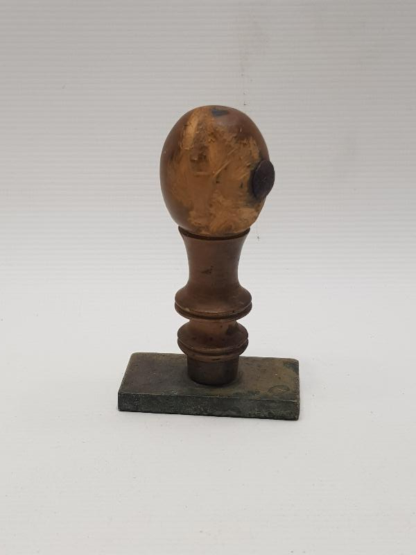 TC DEVLET DEMİRYOLLARI MUVASALATTA VEZNEDİLECEKTİR YAZILI ANTİKA MÜHÜR