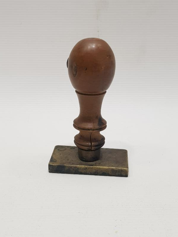 TC DEVLET DEMİRYOLLARI MUVASALATTA VEZNEDİLECEKTİR YAZILI ANTİKA MÜHÜR