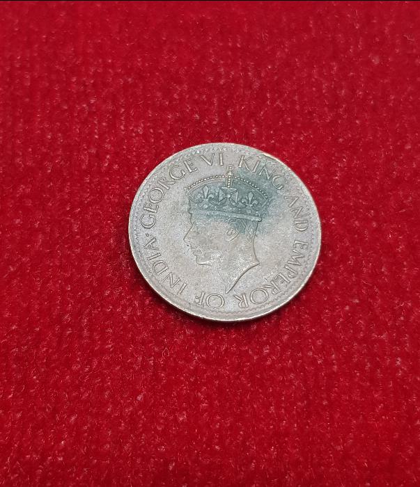 1943 İNGİLİZ SÖMÜRGESİ SEYLAN 1 CENT MADENİ PARA