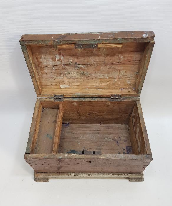 1938 TARİHLİ AHŞAP HATTAT SANDIĞI