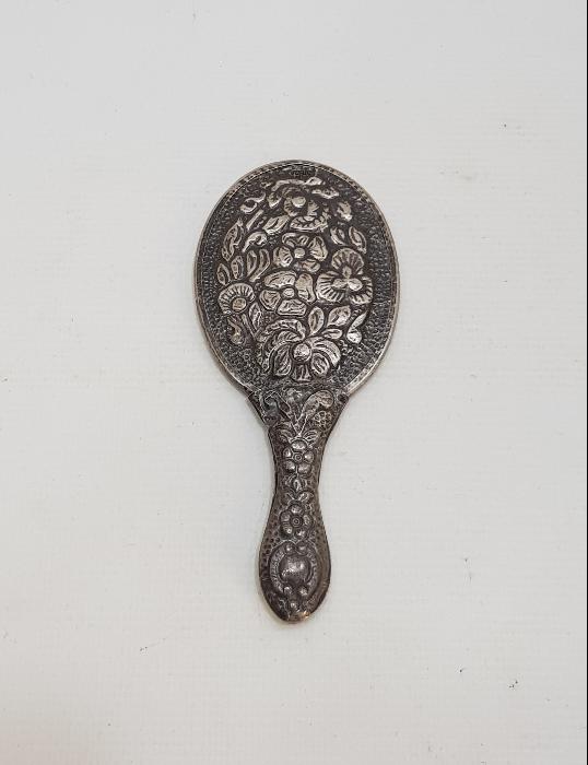 ANTİKA GÜMÜŞ EL AYNASI 