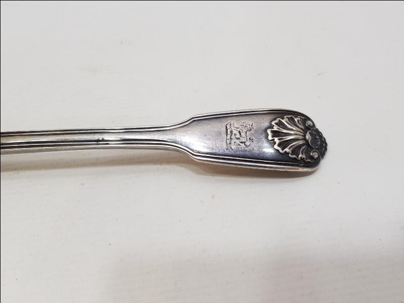 ANTİKA İNGİLİZ GÜMÜŞ SERVİS KAŞIĞI