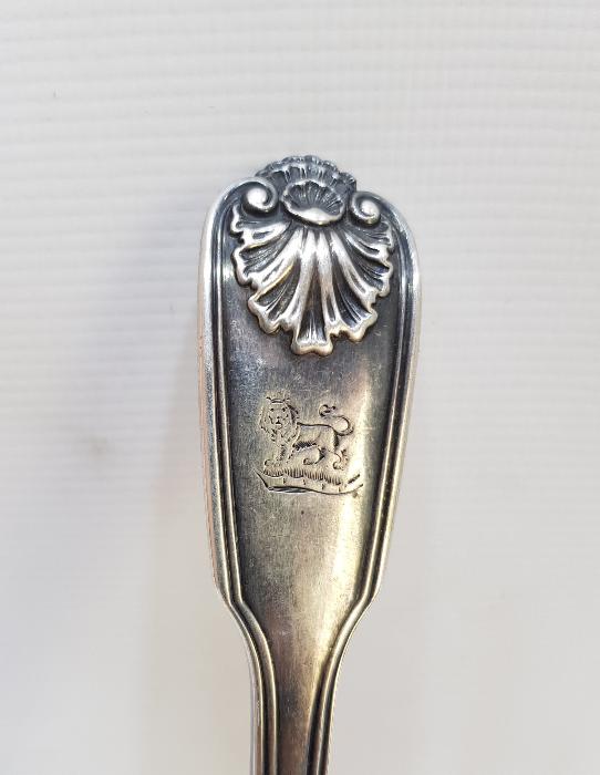 ANTİKA İNGİLİZ GÜMÜŞ SERVİS KAŞIĞI