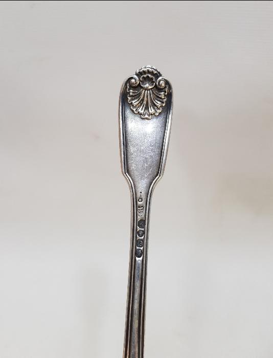 ANTİKA İNGİLİZ GÜMÜŞ SERVİS KAŞIĞI