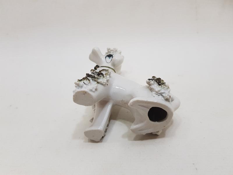 ANTİKA PORSELEN KÖPEK BİBİLOSU