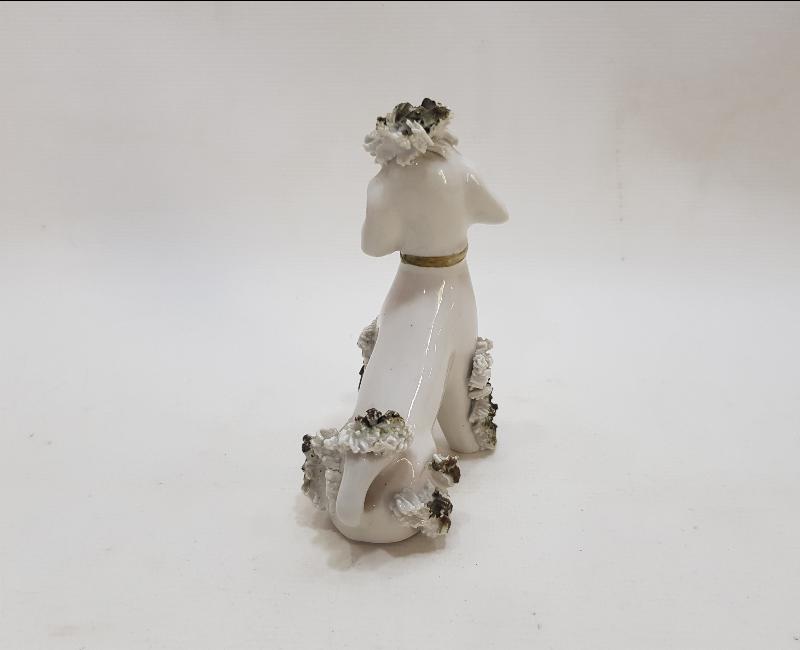 ANTİKA PORSELEN KÖPEK BİBİLOSU