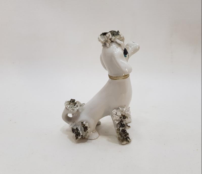 ANTİKA PORSELEN KÖPEK BİBİLOSU