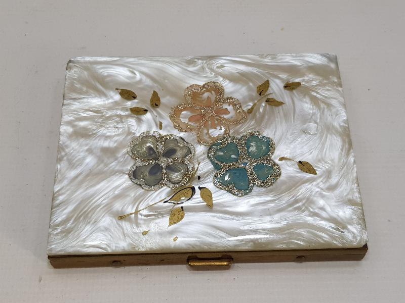 ANTİKA SEDEF TÜTÜN TABAKASI