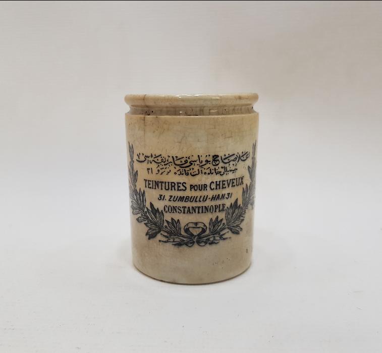 CONSTANTINOPLE - OSMANLICA VE FRANSIZCA YAZILI ÇOK NADİR SAÇ BOYASI KUTUSU