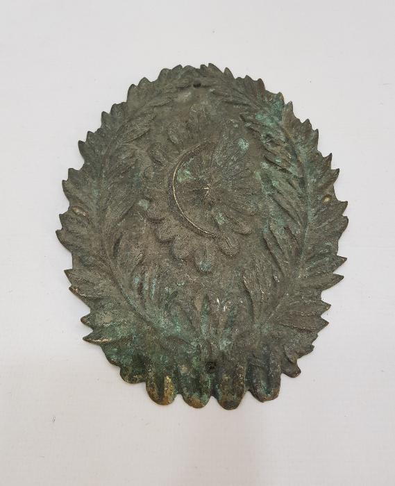 OSMANLI DÖNEMİ AY YILDIZLI BRONZ ORDU ARMASI