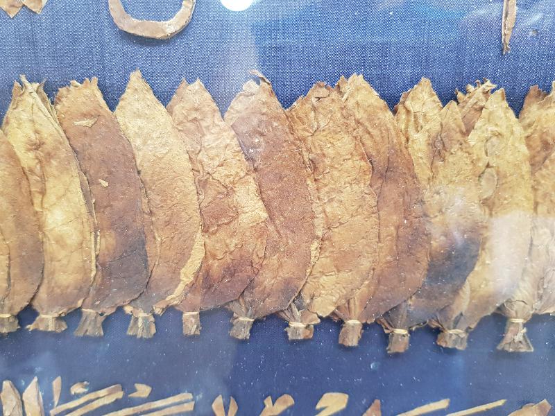 OSMANLI DÖNEMİ BURSA İŞİ TÜTÜN YAPRAKLARINDAN YAPILMIŞ HAT TABLO