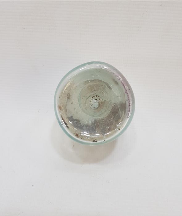 OSMANLI DÖNEMİ ÇOK NADİR ÜFLEME CAM HOKKA 