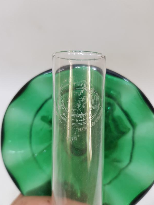 OSMANLI DÖNEMİ MİNE İŞÇİLİKLİ KOPARMA CAM LAMBA