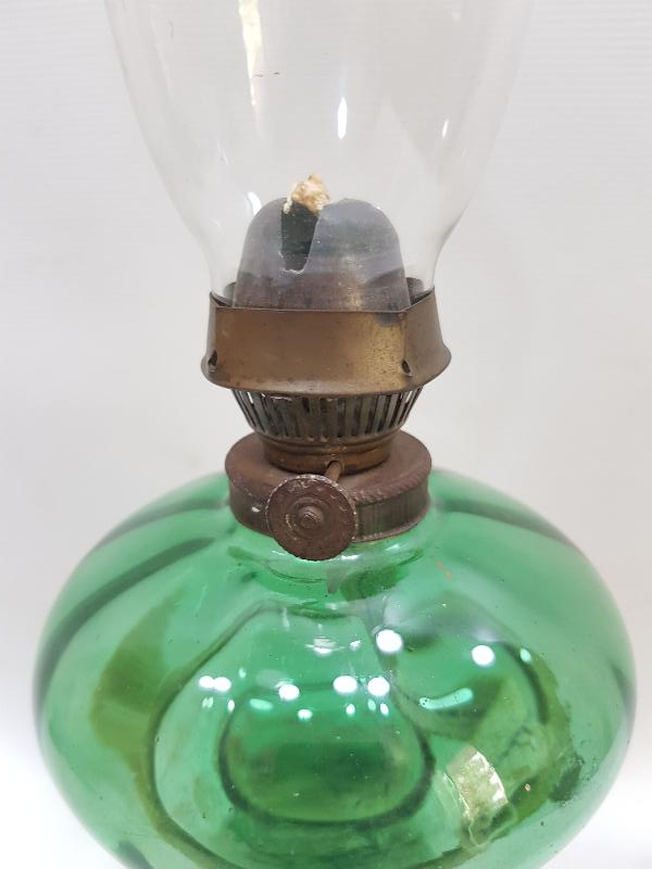 OSMANLI DÖNEMİ MİNE İŞÇİLİKLİ KOPARMA CAM LAMBA