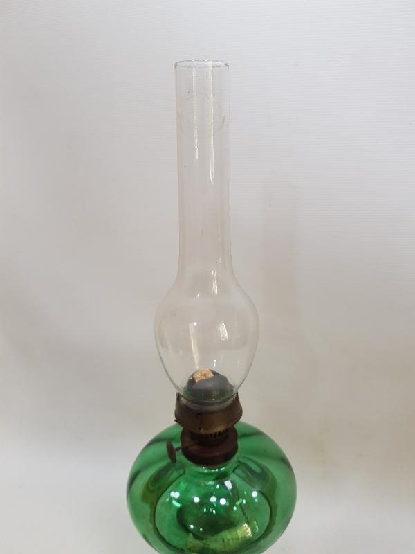 OSMANLI DÖNEMİ MİNE İŞÇİLİKLİ KOPARMA CAM LAMBA