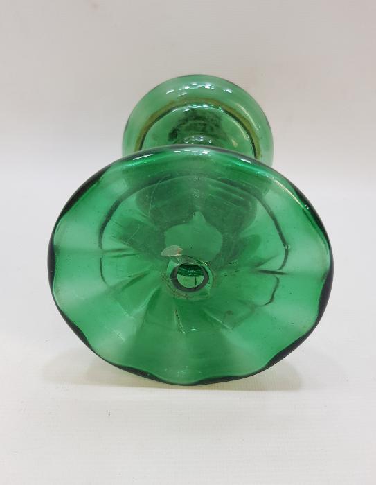 OSMANLI DÖNEMİ MİNE İŞÇİLİKLİ KOPARMA CAM LAMBA