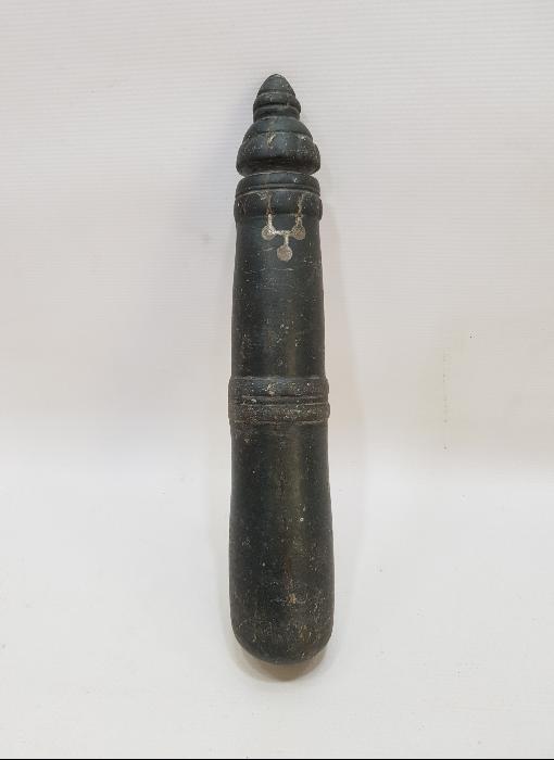 OSMANLI DÖNEMİ TEKKE İŞİ GÜMÜŞ ÇAKMALI HAVAN ELİ