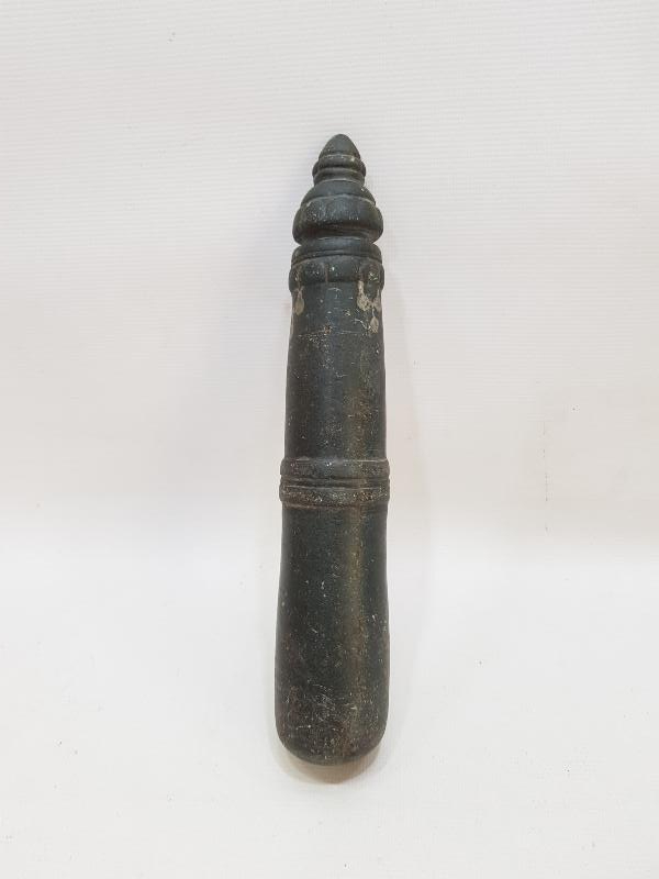 OSMANLI DÖNEMİ TEKKE İŞİ GÜMÜŞ ÇAKMALI HAVAN ELİ