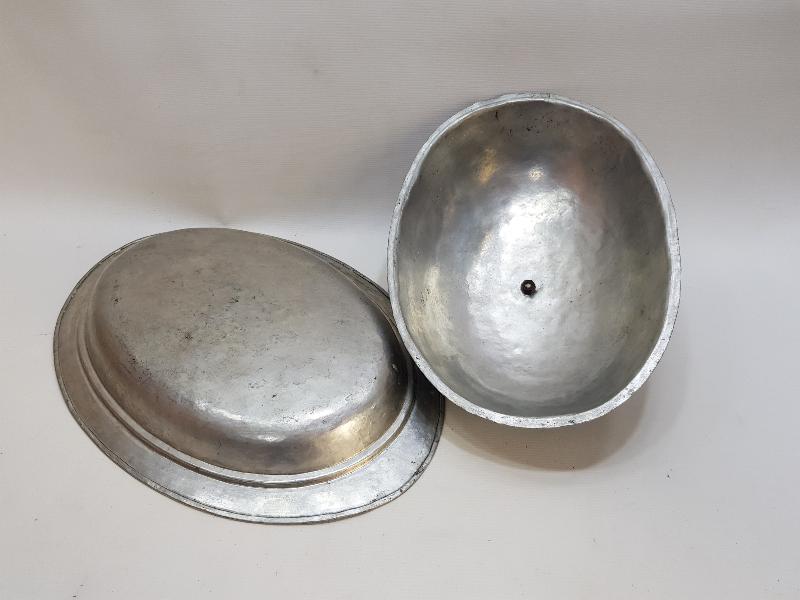 OSMANLICA DAMGALI VE KAPAK TUTAMACI KUŞLU BAKIR PİLAV SAHANI