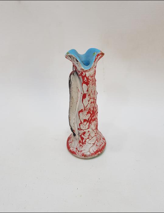 RUMCA XIOS YAZILI ADA İŞİ MİNİ SEAMİK VAZO