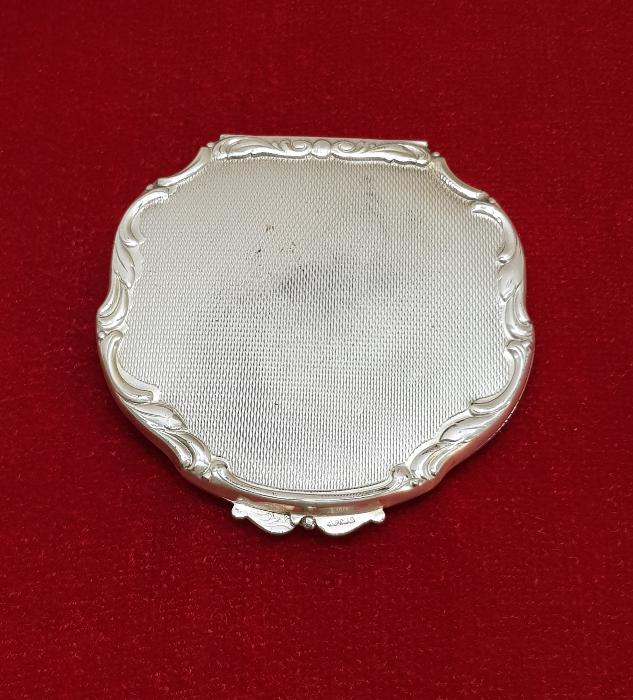 ANTİKA GÜMÜŞ KAPLAMA PUDRİYER