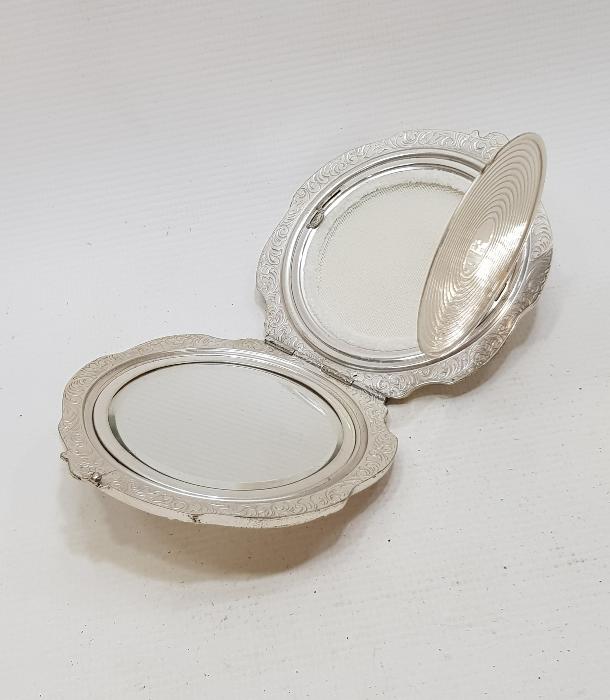 ANTİKA GÜMÜŞ KAPLAMA PUDRİYER