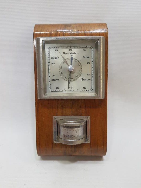 ANTİKA HİGROMETRELİ TERMOMETRE 