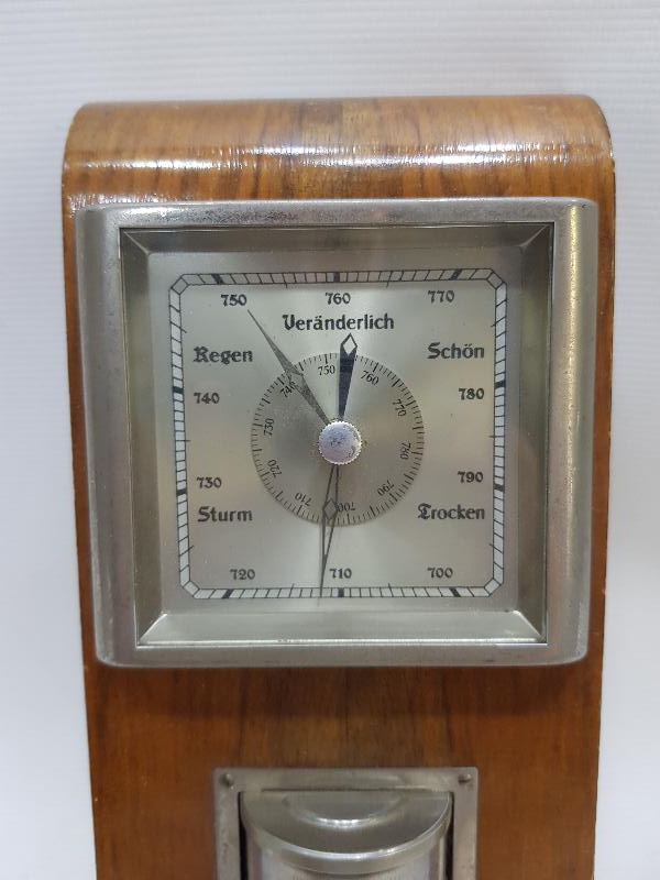 ANTİKA HİGROMETRELİ TERMOMETRE 